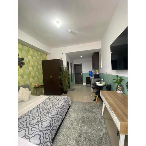Nature Inspired Cozy Studio Rooms Mandaluyong Near Edsa Shaw Shangri-La Megamall at F Residences