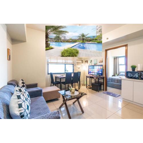 NEW and COZY! Good for 1-5 Guests, 1BR, free Pool & Gym, Kids Place and Billard in Horizon 101