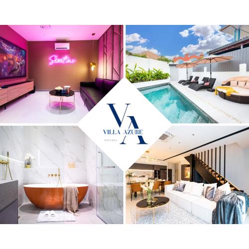 NEW Luxury Dual Villas, 9 Total Bedrooms, 7 Bathrooms, KTV, 3km to Walking Street & Beach