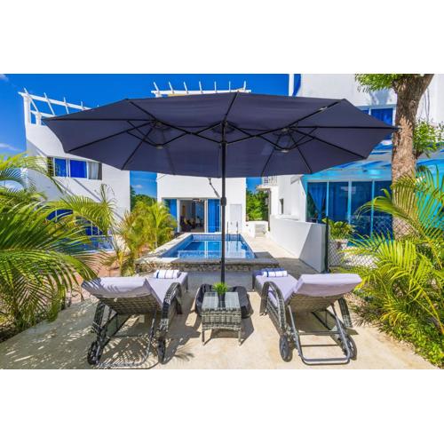 New Modern 2-lvl Punta Cana Villa in Gated Community with Private Pool & Rooftop Jacuzzi