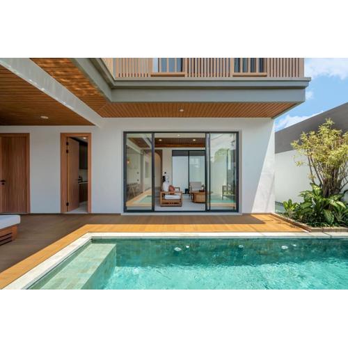 New Trendy 3BR 4BR 6BR Villas next to Canggu, Modern Design, Prime Location