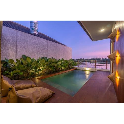 *New* Ubud Rice field View 2BR Pool Villa Subak II