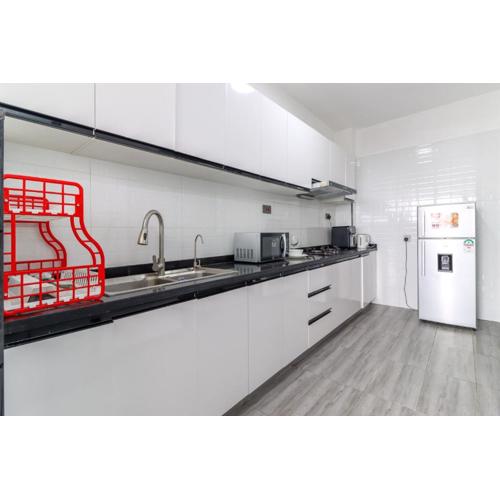 newly furnished three bedroom apartment with swimming pool fully equipped gym children playground ample parking space and unbeatable scenic city views