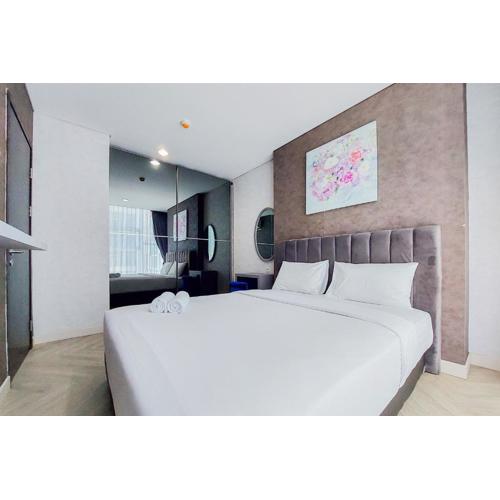Nice and Homey 1BR at Brooklyn Alam Sutera Apartment By Travelio