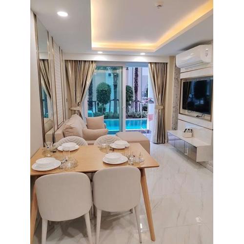 Nice两房公寓家庭绝佳度假房一楼水系