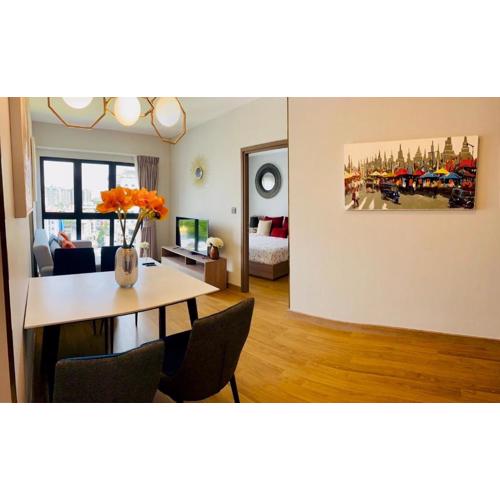 Night Bazar market Astra sky river condominium