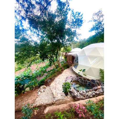 Nomad Dome at Salto Jimenoa Waterfall