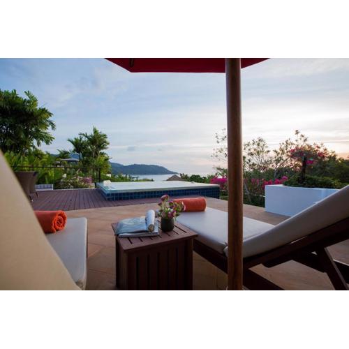 Ocean views Kata gardens penthouse 6C near Kata Noi Beach