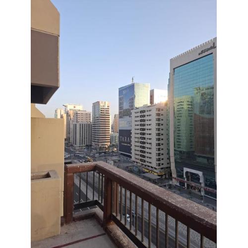 Old room with a balcony and view