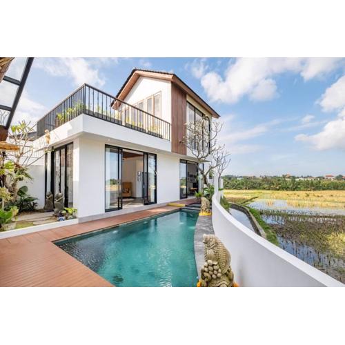 One Bedroom Villa Temple Tree By Soobali - Ubud - Rice Field View