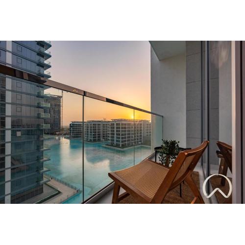 Oraya - Sleek 1BR In District one , Direct Lagoon Access