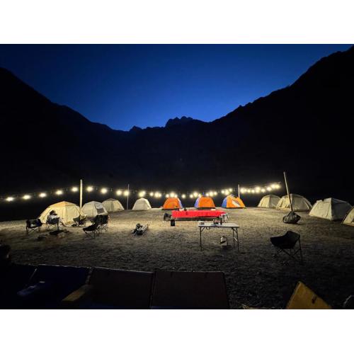 Overnight Musandam 20 tents whole Private camp for groups bathroom and kitchen