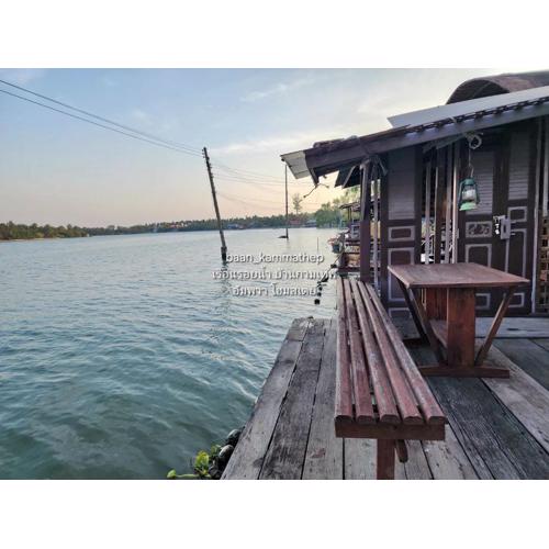 p2 เรือนกระท่อมน้ำ เรือนรอยน้ำ บ้านกามเทพ อัมพวา โฮมสเตย์