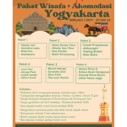 Paket Wisata dan Akomodasi Griya Arjuna 2 Yogyakarta