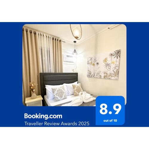 Palawan 2BR Staycation with Swimming Pool, Gym & Parking - B1 5Kunzite