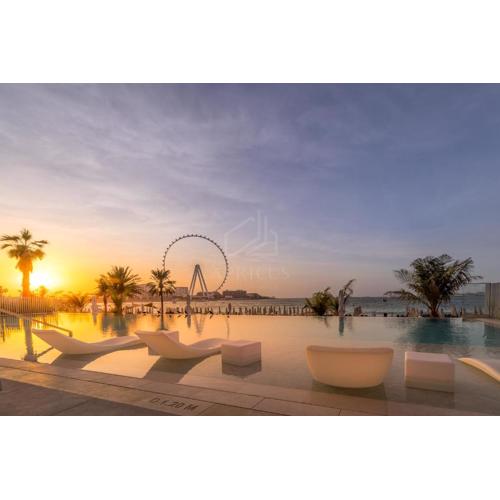 Panoramic sea view from new 2BD in La Vie JBR