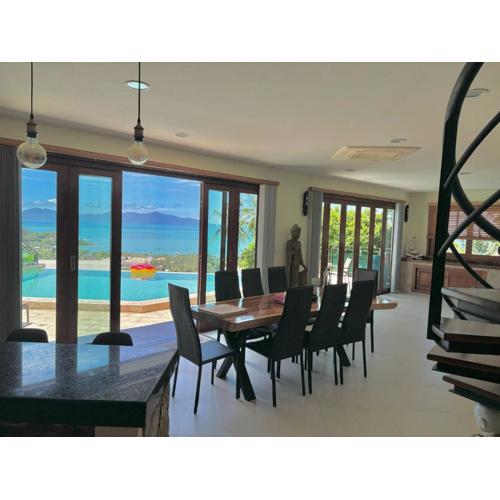 Panoramic sea view North cost bophut night market