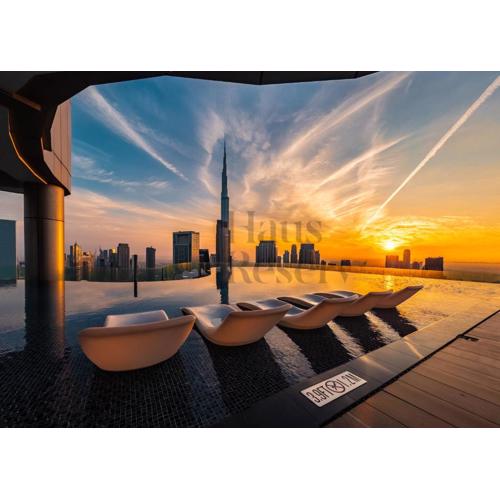 Paramount Midtown Hotel - Luxury Apartments & Infinity Pool with Burj Khalifa View