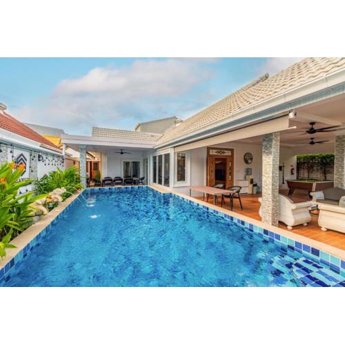 Pattaya Private Villa - Pool,Sauna,Snooker,BBQ