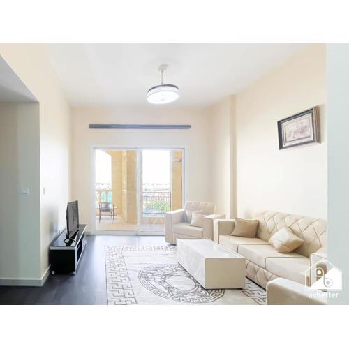 Peaceful Lagoon View l 1BR in RAK with Balcony