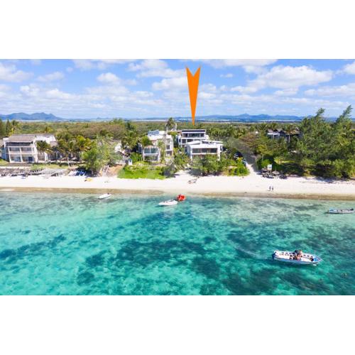 Penthouse de la plage, private lift