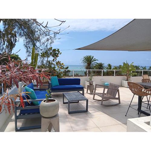 Penthouse vue mer avec rooftop