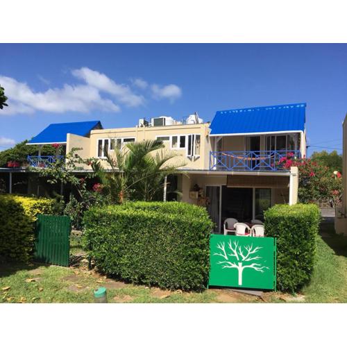 Petite villa 4 personnes climatisée à Grand Baie