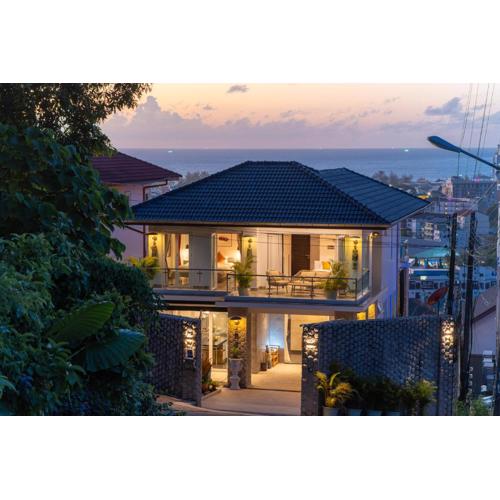 含早餐送接机 Phuket patong 4Bedrooms seaview Pool villa