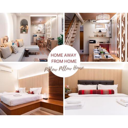 Pillow BKK Bliss townhome 5BR,7TL near BTS&MRT QSCC