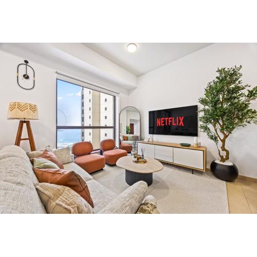 Pistachio Pecan - Sea View - Luxury 1 BR Apartment at JBR Beach
