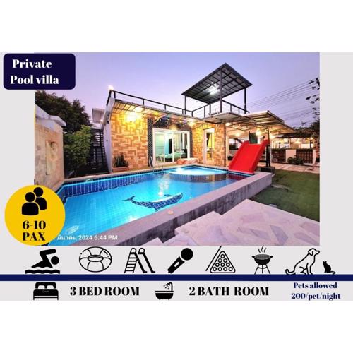 Plus1 Hua-Hin Private Poolvilla from beach 3km