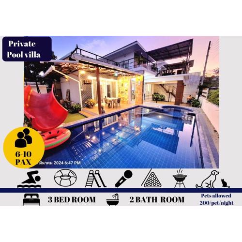Plus2 Hua-Hin Private Poolvilla from beach 3km