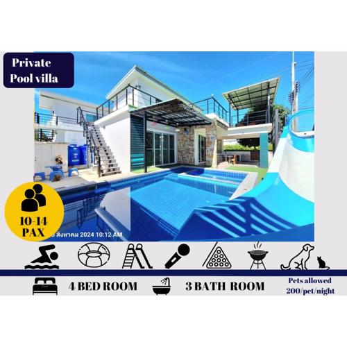 Plus3 Hua-Hin Private Poolvilla from beach 3 km