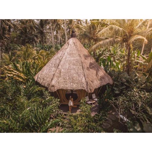 Pondok Kebun - 1 bd Eco Bamboo House, Pool, Garden