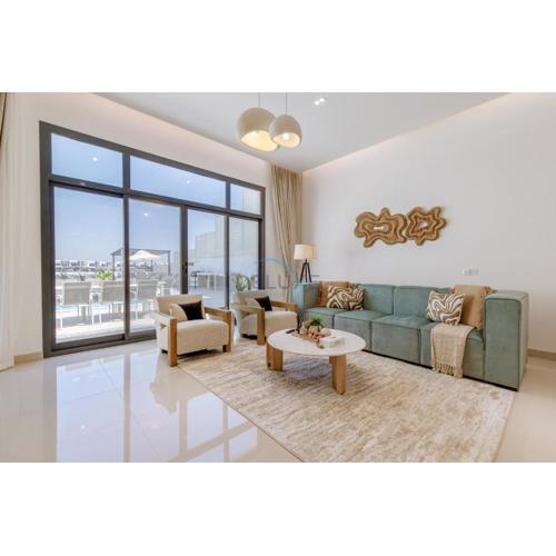 Pool and Sea Views 3BR and Assistant's Room Villa with Beach Access and BBQ Facilities, Sharm - Al Dana Villa, Al Dana Island by Deluxe Holiday Homes