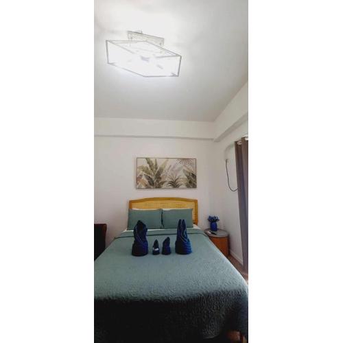 Pool View Room 333B Amani Grand Resort near Mactan Cebu Airport Free wifi, netflix, pool and gym house, 3mins to airport