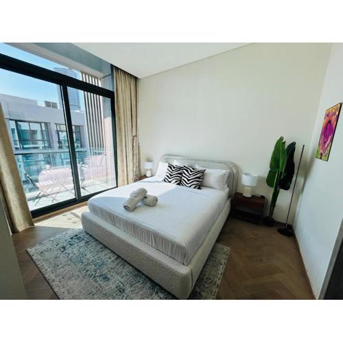 Premium 1BHK Apt In Signature living, JVC! Pool view