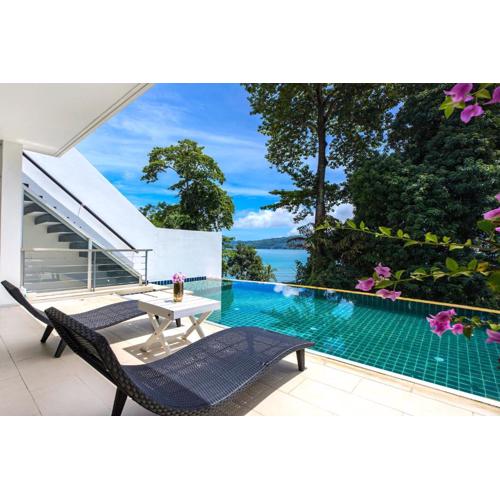 Private 3-Storey Pool Villa Atika 10, for 7, views of Patong Bay