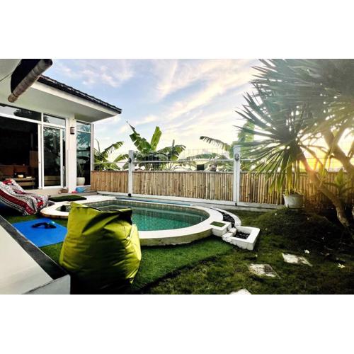 Private Pool, 2 Br Villa with Rice Views , Canggu