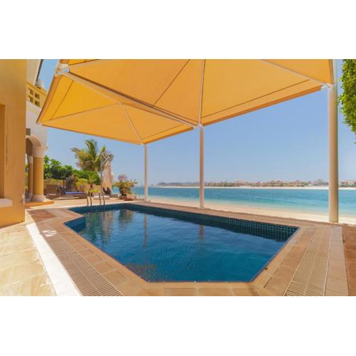 Private Pool & Direct Beach Access-4BDR Villa