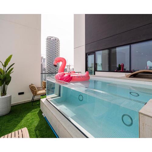 Private Pool! Exceptional 2 Bedroom! Brand New Building with Pool and Gym!