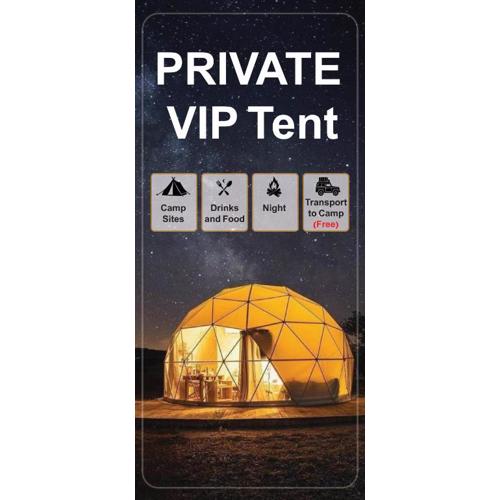 Private VIP Tent in the Desert