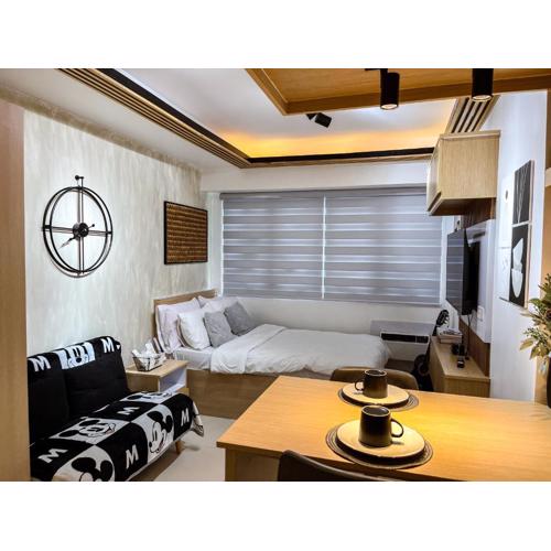 Quezon City Manila Stylish Studio Unit with a Mickey Vibe