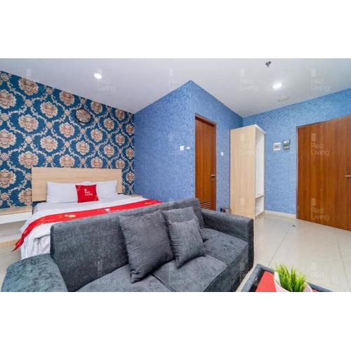 RedLiving Apartemen Grand Kamala Lagoon - Icha Rooms Tower Barclay South with Netflix