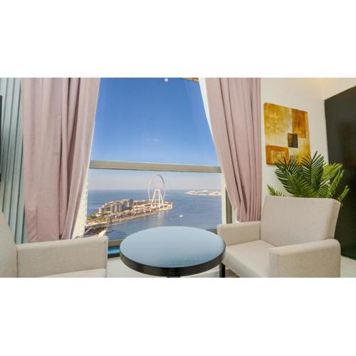 Regent Sea View 2BR Apartment JBR Beach Walk - next to Bluewater Island & Dubai Eye