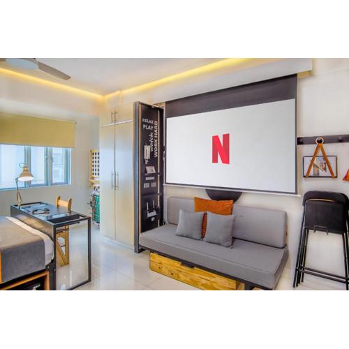 Relaxing Apt Bgc Business Ready with 84inch Cinema