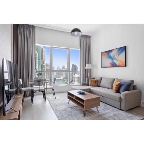 Renovated Luxe Bay Central Dubai Marina Apartment