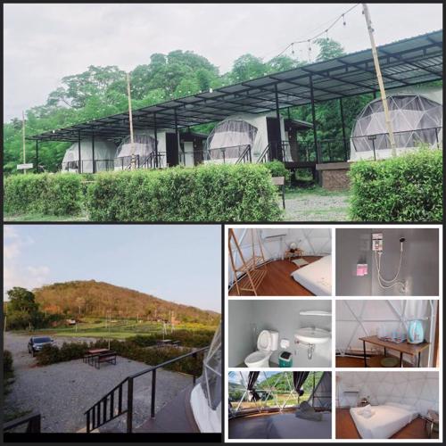 Riverhill khaoyai camping เต้นท์โดม