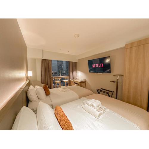 Rockwell View Twin Suite with FREE WiFi Pool & Gym