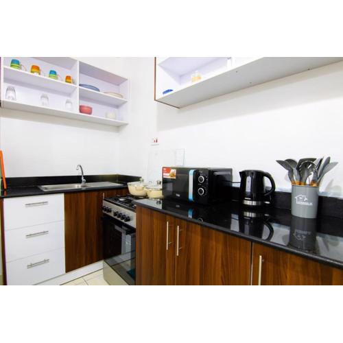 Rooftop Luxe with Queen Bed, Gym and Netflix